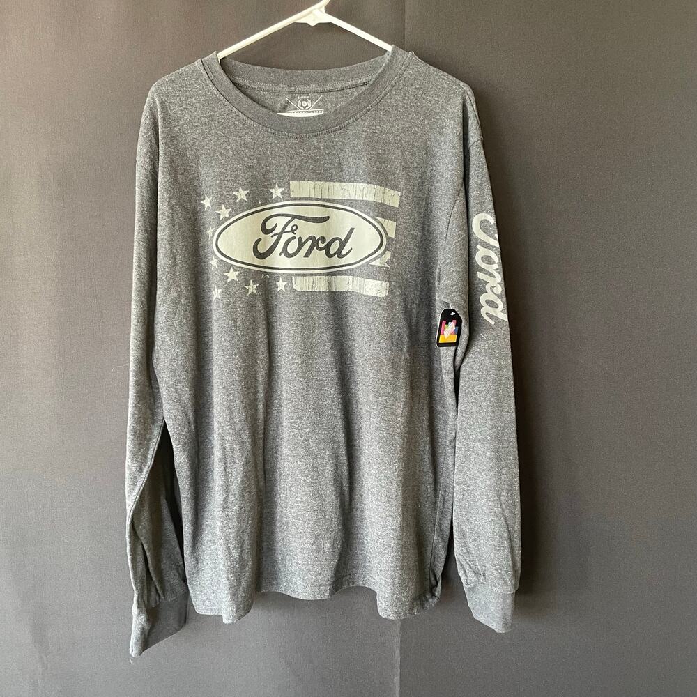 Ford Logo w/ Stars & Stripes LS Tee LG